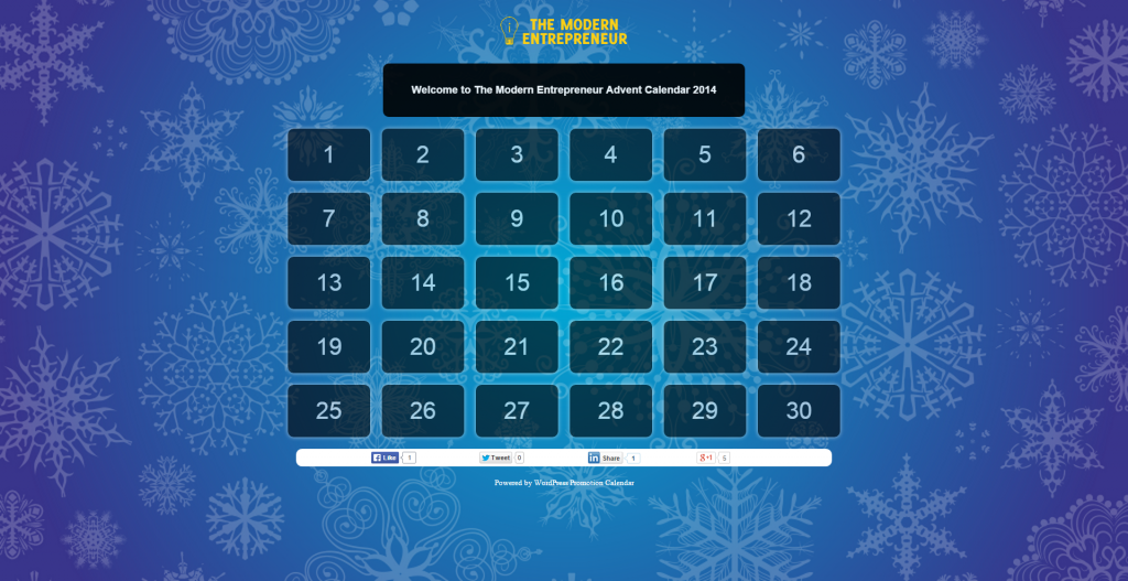 The Modern Entrepreneur Advent Calendar