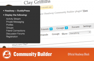 Community Builder for BuddyPress