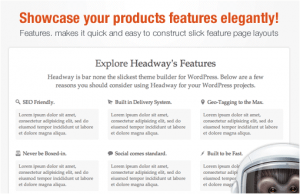 Headway Features Block