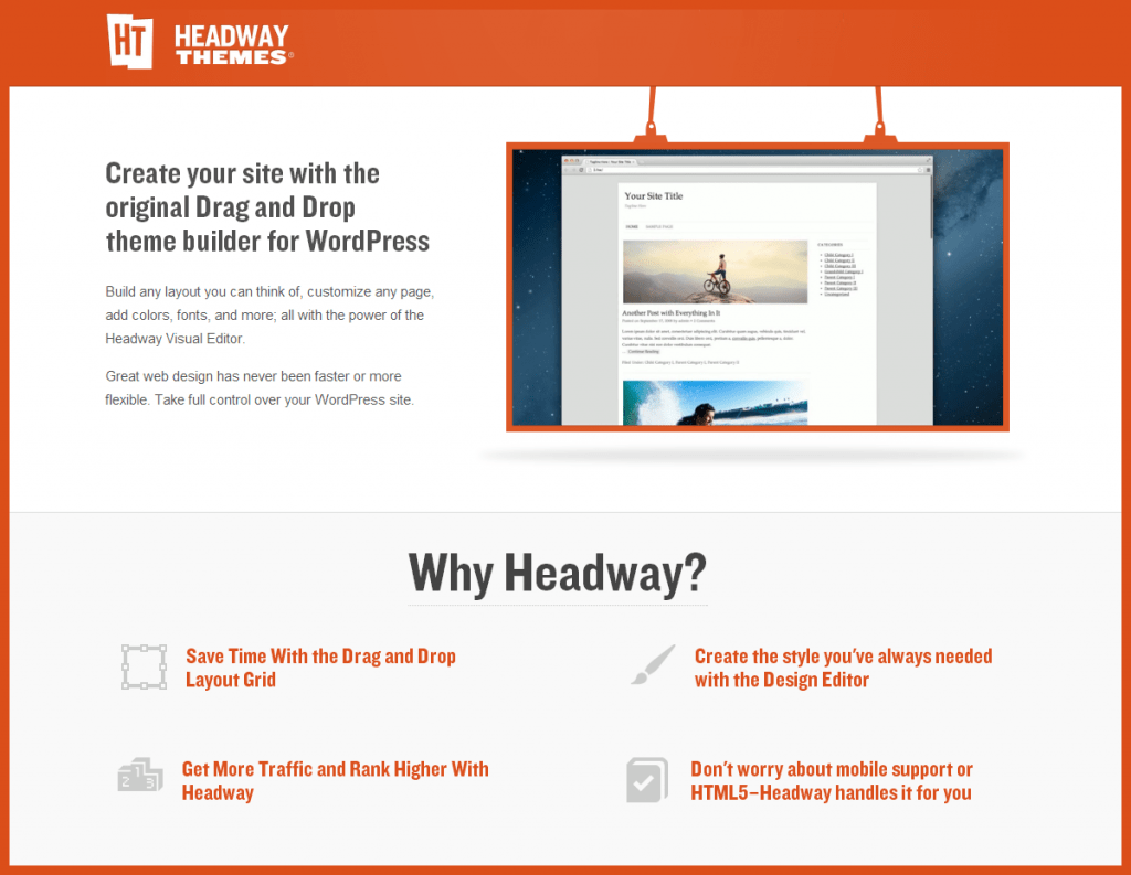 Headway Theme - Drag & Drop WordPress Designer