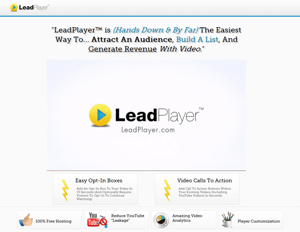 LeadPlayer for YouTube by LeadBrite & Clay Collins