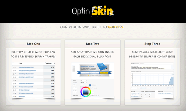 OptinSkin - Create & Split-Test Beautiful Optin Forms